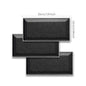 Funlife New Product American Black Terrazzo Tile Sticker Long Brick Wall Sticker Waterproof And High Temperature Resistant UB005