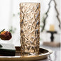 Classical European Golden Crystal Glass Vase Creative Glass Flower