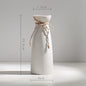 Wind Ceramic Dried Flower Vase Small  Flower Flower Arrangement White Desktop Living Room Home Decoration Ornaments