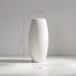 Wind Ceramic Dried Flower Vase Small  Flower Flower Arrangement White Desktop Living Room Home Decoration Ornaments