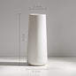 Wind Ceramic Dried Flower Vase Small  Flower Flower Arrangement White Desktop Living Room Home Decoration Ornaments