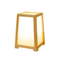 Solid Wood Table Lamp Tatami Bedroom Bedside Led Light Dimmable
