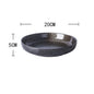 Japanese and Korean-Style Simple Ceramic Dishes, Creative Salad Dish