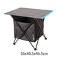 Folding Table And Chair Outdoor Portable Light Picnic Table And Chair Self Driving Outdoor Aluminum Alloy Car Camping Table