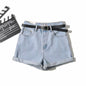 Summer New Denim Shorts Sexy Bag Hip Curled Denim Hot Pants