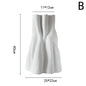 Model Room Living Room Entrance White Ceramic Biscuit Large Vase