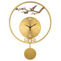 Modern Chinese Wall Clock, 35 x 48 cm Metal
