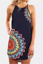 Women's Dress Summer New Product Printed Camisole Mid Length Skirt