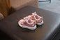 Bright Leather Sneakers Casual Shoes Sports Shoes Bow