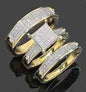 Wish Cross-border New Product Couple Three-piece Ring
