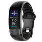 Body Temperature Smart Bracelet with ECG, Heart Rate, Blood Pressure, Blood Oxygen, Sleep Tracking & Waterproof Design