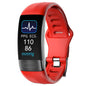 Body Temperature Smart Bracelet with ECG, Heart Rate, Blood Pressure, Blood Oxygen, Sleep Tracking & Waterproof Design