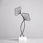 Iron Terrazzo Leaf Style Table Top Decoration