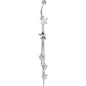 Crystalline Gem Cosmic Star Dangle Belly Ring