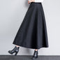 High-waist Long Plus-size Women's Dress