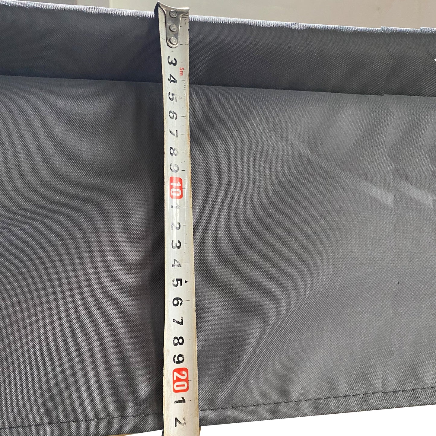 Pergola Replacement Canopy Gray Polyester UV Water-Resistant 10x10 Ft