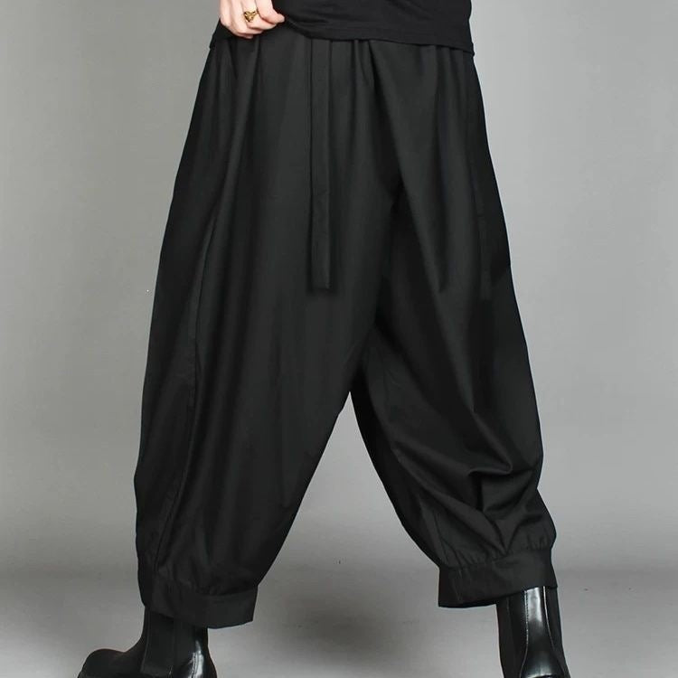 Mens Stylish Versatile And Relaxed-fit Harem Pants