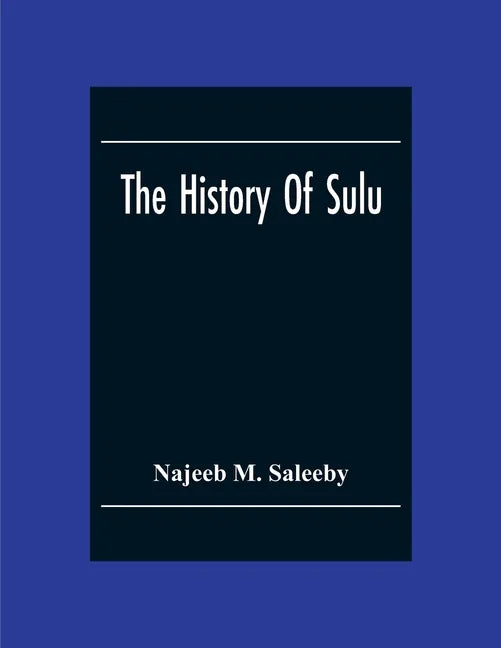 The History Of Sulu - Paperback