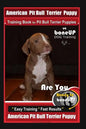American Pit Bull Terrier Puppy Training Book for Pit Bull Terrier Puppies By BoneUP DOG Training: Are You Ready to Bone Up? Easy Training * Fast Resu - Paperback