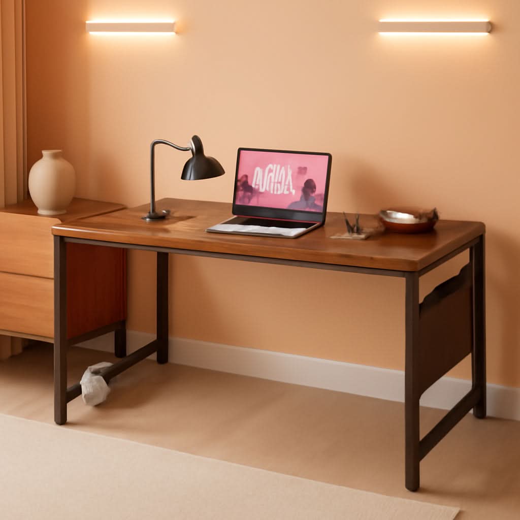 32 Inch Computer Desk For Small Spaces With Storage And Headphone Hook