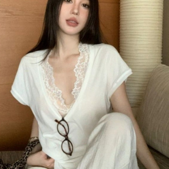 Womens Summer Lace Base Tank Top For Layering