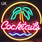 Advertising Lights, Led Interior Decoration, Cocktaily English