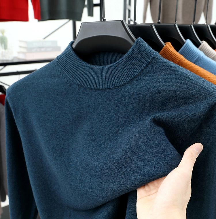 Mens Mock-Neck Sweater Base Layer