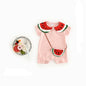 Cute cartoon watermelon baby romper