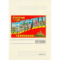 Vintage Lined Notebook Greetings from Nashville, Tennessee - Paperback