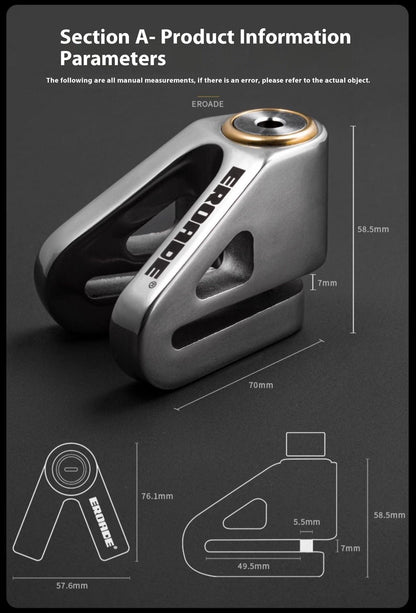EROADE™ Motorcycle Disc Brake Lock