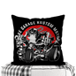 Motorcycle-Themed Double-Sided Square Pillow