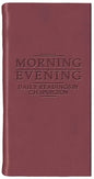 Morning and Evening - Matt Burgundy: Daily Readings by C. H. Spurgeon - Hardcover