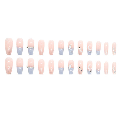 Fake Nails Stars And Moon