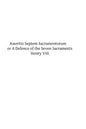 Assertio Septem Sacramentorum: or A Defence of the Seven Sacraments - Paperback