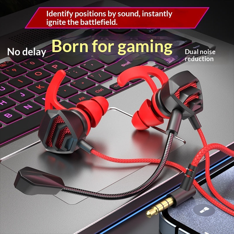In-ear Esports Gaming Headset With Microphone