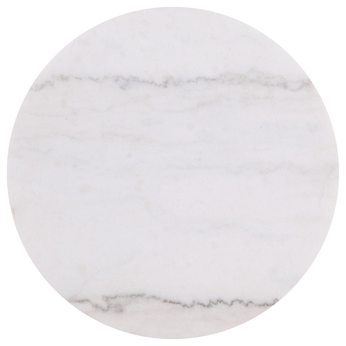 Jason 3-piece Round White Marble Coffee Table Set Greige