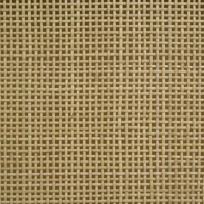 Arini Rattan Queen Panel Bed Black and Natural