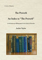 The Proverb and An Index to "The Proverb" - Paperback