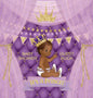It's a Prince: Baby Shower Guest Book with African American Royal Black Boy Purple Theme, Wishes and Advice for Baby, Personalized with Guest Sign In - Hardcover