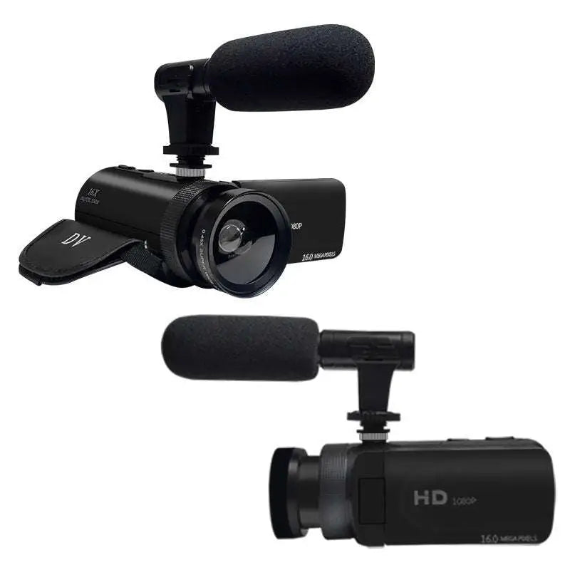16MP HD Digital Camera with External Microphone