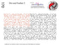170 Dot And Feather 2 Pantograph by Linda V. Taylor