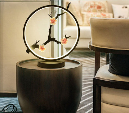 Chinese Style Ceramic LED Table Lamp