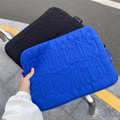 Embroidered Laptop Tablet Liner Storage Bag