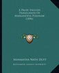 A Prose English Translation of Markandeya Puranam (1896) - Paperback