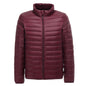 Lightweight Down Jacket Men's Stand Collar Plus Size