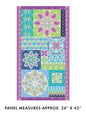 Ruler Panel Multi Twilight Serenade 24" x 43"
