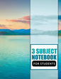 3 Subject Notebook For Students - Paperback