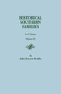 Historical Southern Families. in 23 Volumes. Volume XI - Paperback