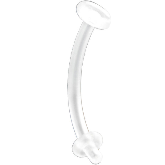 16G Bioplast Curved Belly Retainer 3/8