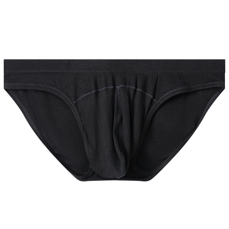 Men's Convex Low Waist Briefs Breathable Sexy Loose Pants